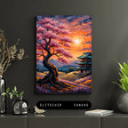 Wall Art - Japanese Serenity and Sunset