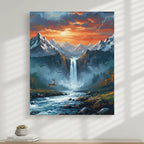 Wall Art: The Elemental Power Landscape Canvas