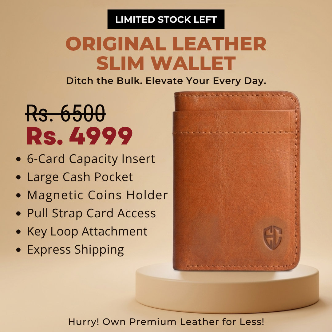 SLIMLIT - a slim leather wallet