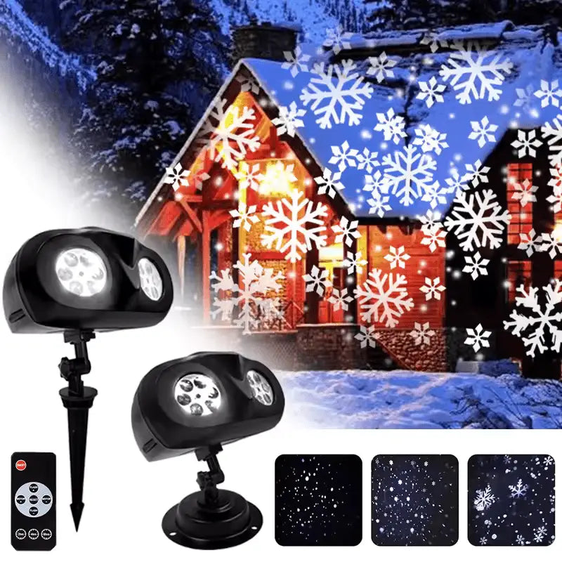 LED Christmas Light Projector Snow Projecting Lamp